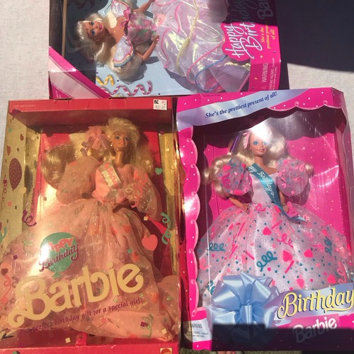 Vtg 90s birthday barbie - vtg,