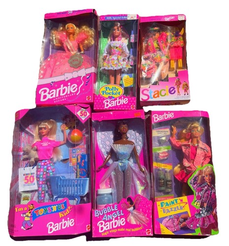 Vintage 90s barbie lot 6 - 90s, of